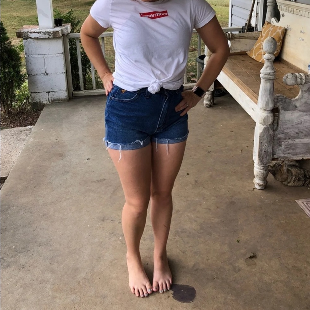 Vintage wrangler cutoffs